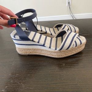 Tory Burch wedge espadrilles